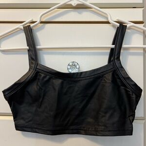 SHEIN Black Crop Top